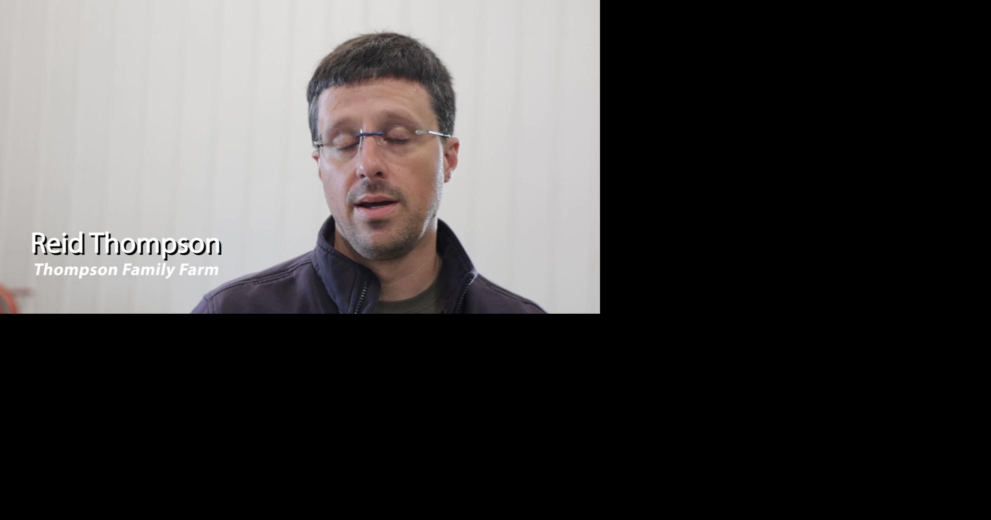 Video: Reid Thompson urges drivers to slow down and be patient when encountering farm equipment
