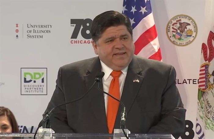Pritzker at Discovery Partners Institute site