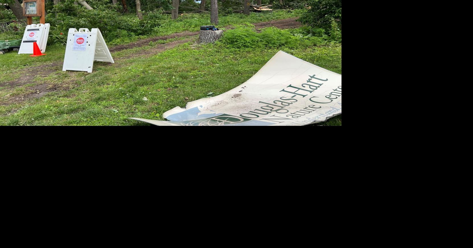 Mother Nature strikes Douglas-Hart Nature Center Trails