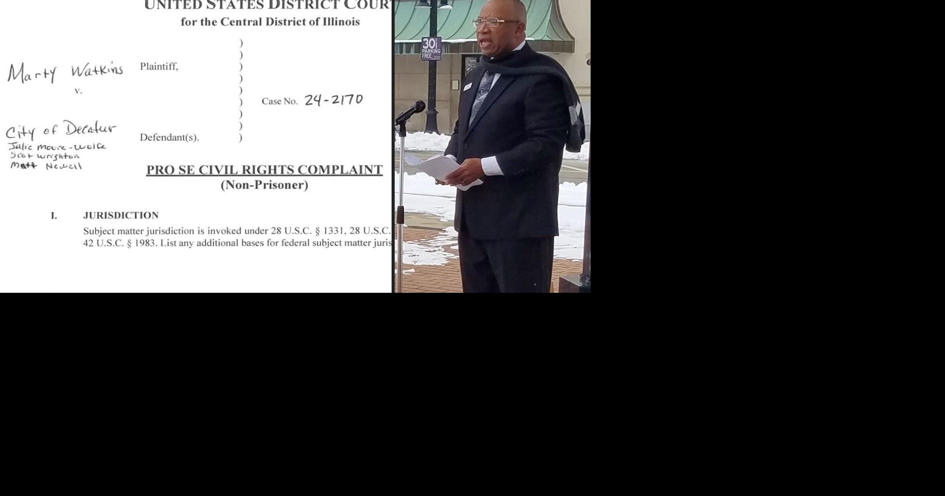 Former Decatur council candidate sues mayor, city