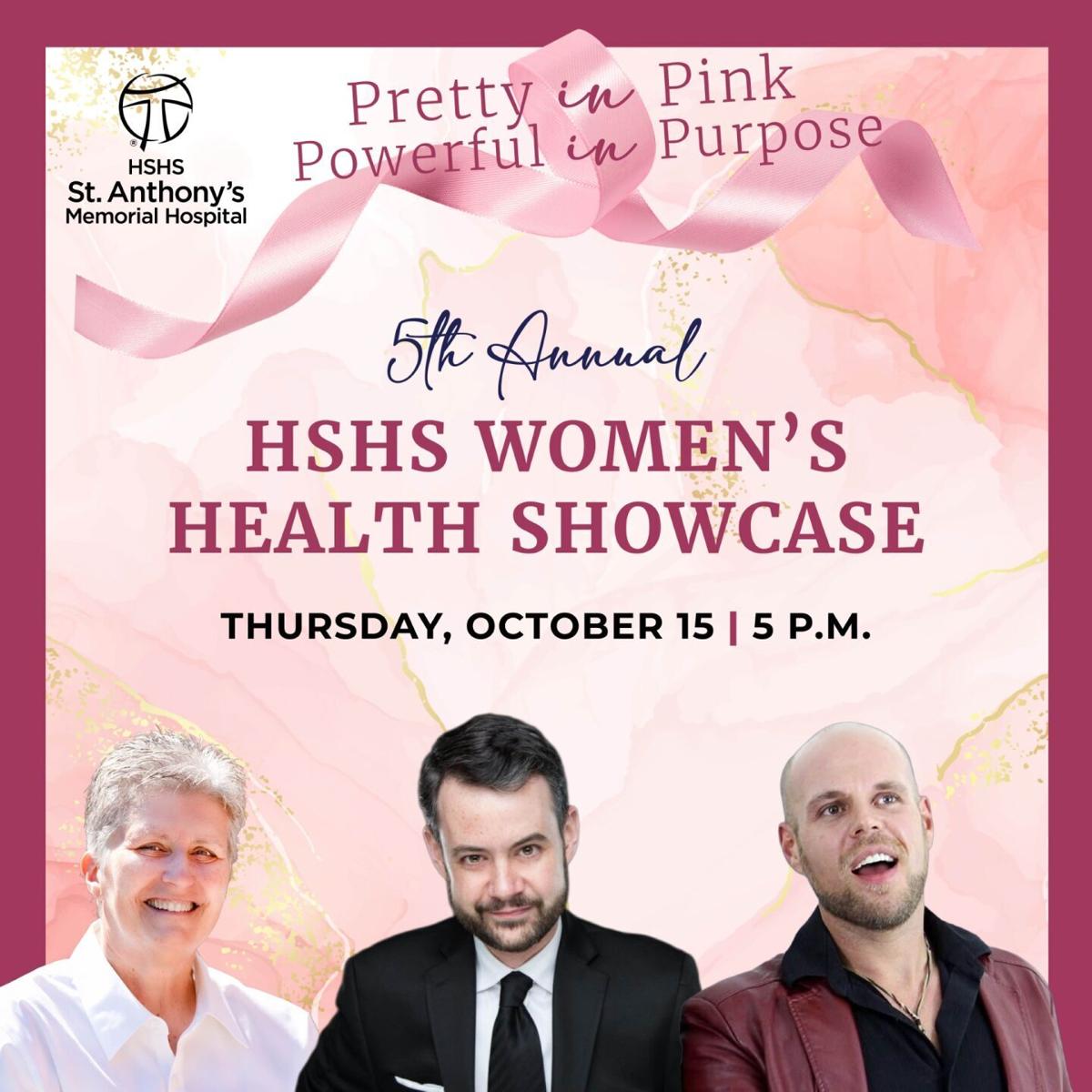 Pretty in Pink, Powerful in Purpose: Tickets open for Fifth Annual HSHS St. Anthony’s Women’s Health Showcase, Oct. 15 at Effingham Performance Center