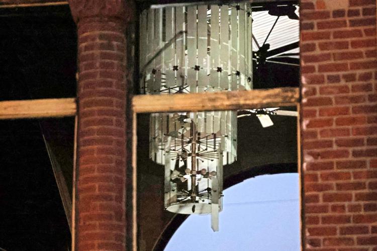 Chandelier at dusk
