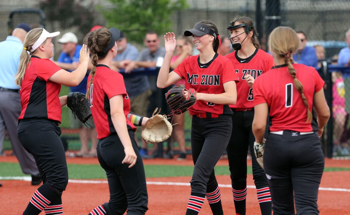 Audrey Eades Throws Masterpiece In Mount Zion Softball S Sectional
