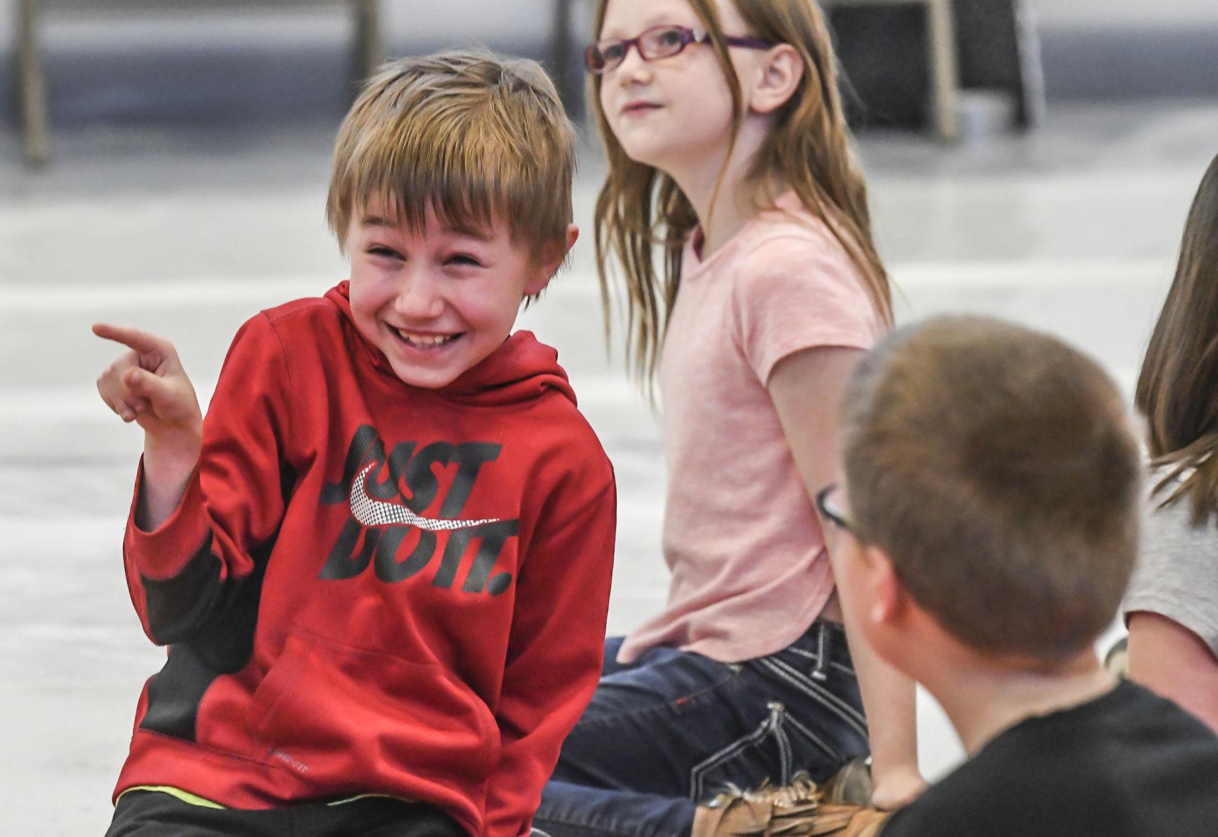 PHOTOS Pie In The Face at ArgentaOreana Elementary School