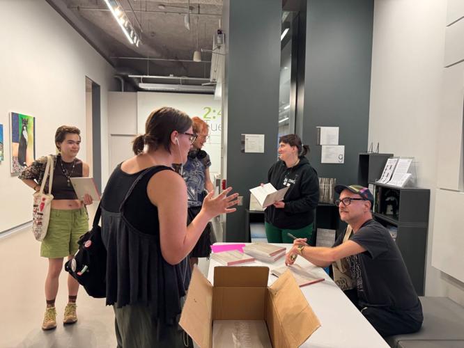 Seat at the table: University Galleries’ Creative Practice Lab connects students with professional artists, each other