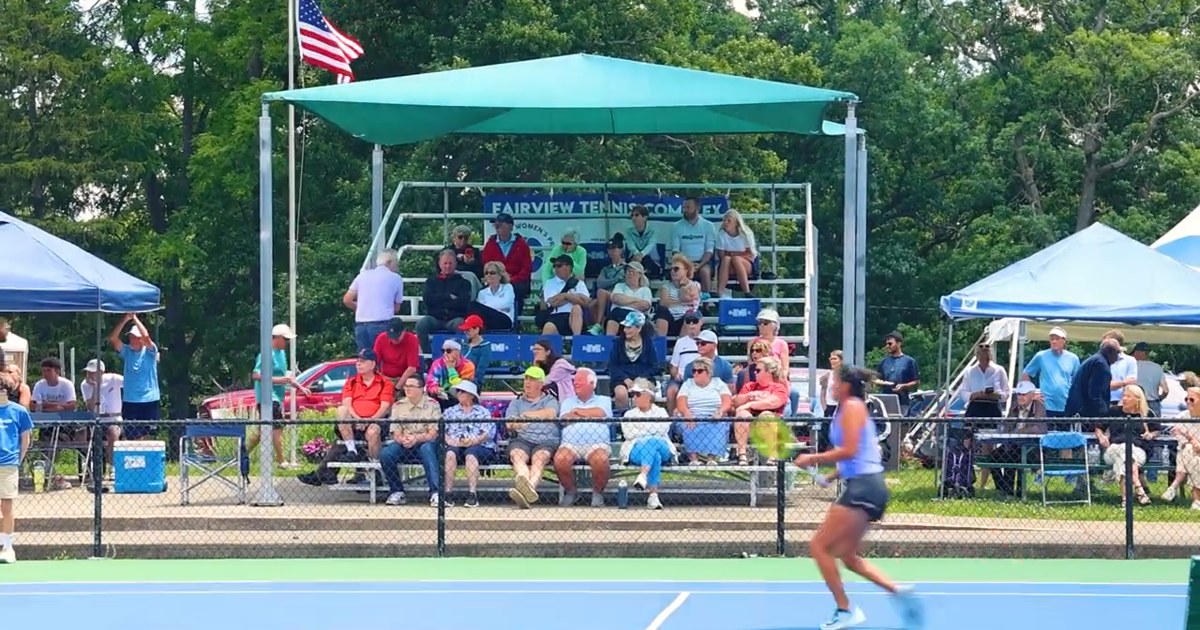 Lea Ma and Madison Brengle compete in Illinois Women's Pro Tennis Championships