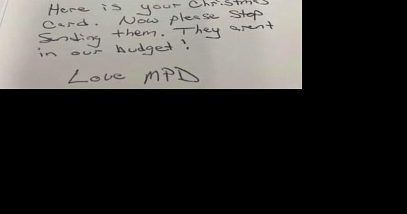 Mattoon police Christmas cards bring humor, holiday cheer - Vimarsana News