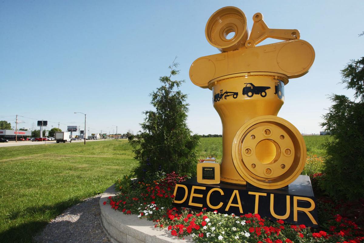Decatur Caterpillar Sculpture 7.27.18