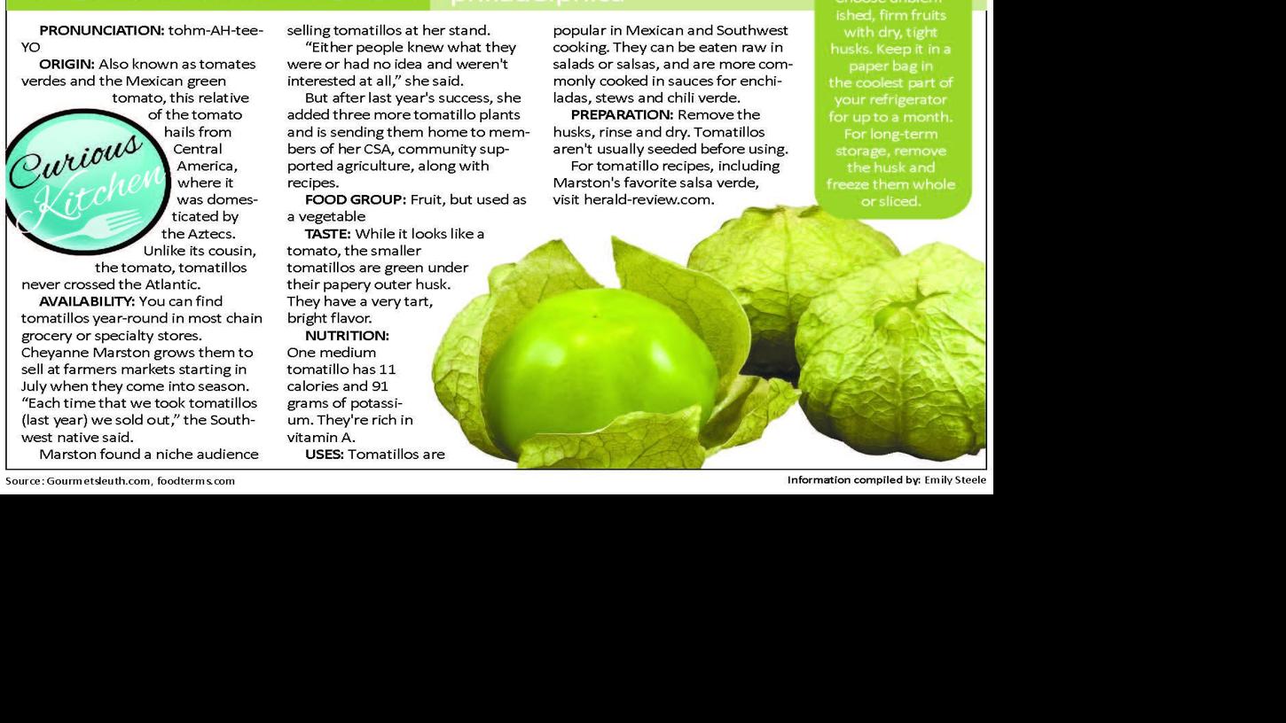 Curious Kitchen Tomatillos Body Talk