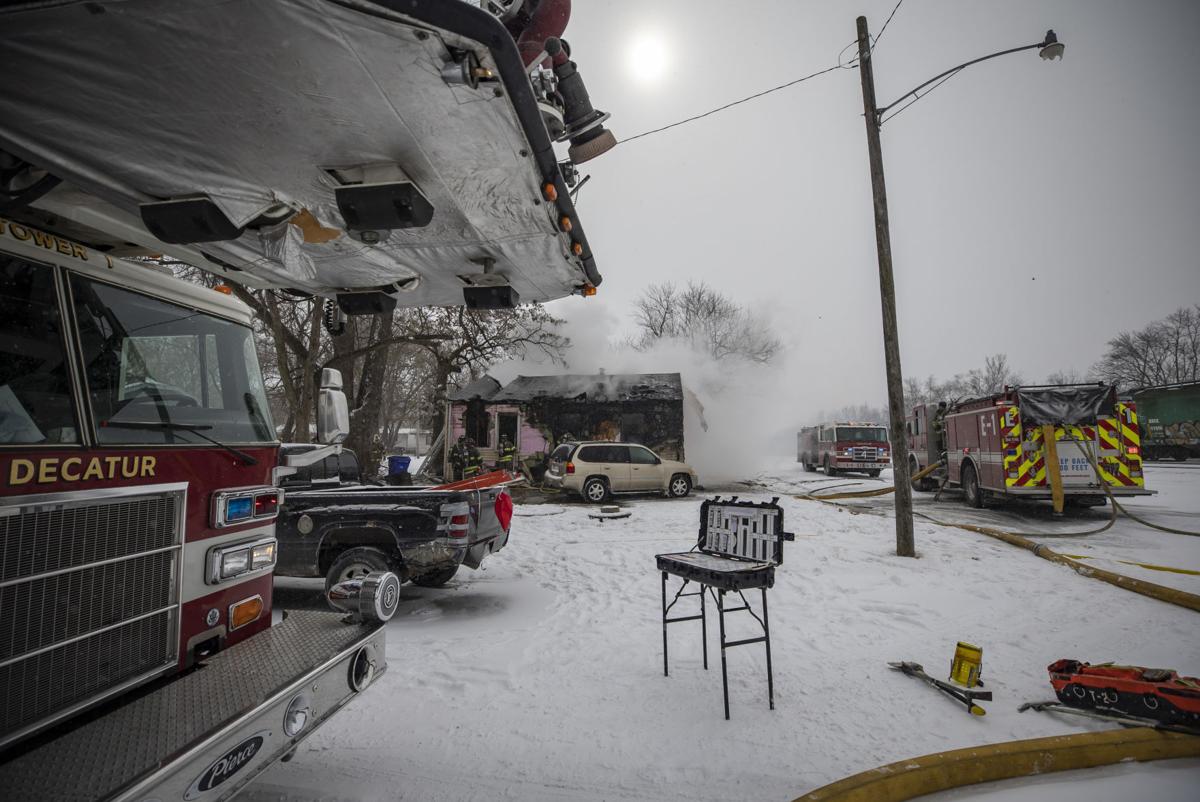 Watch now Monday fire destroys Decatur home, electric heater possible