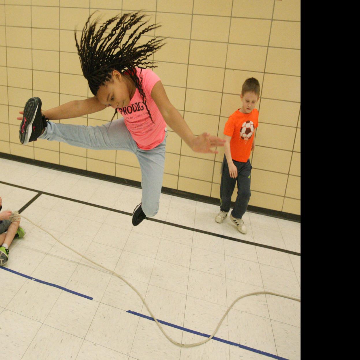 Garfield S Spring Jump Rope For Heart Gets Off The Ground