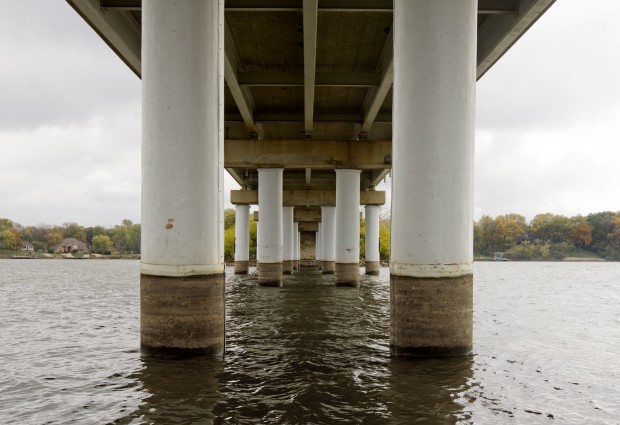 Lower water levels in Lake Decatur