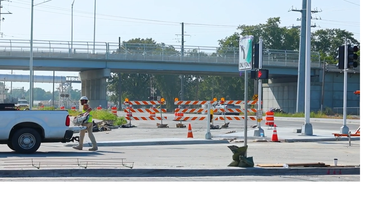 Brush College overpass nears completion in Decatur