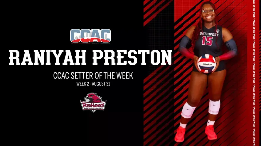 Preston Named CCAC Setter of the Week