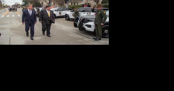 Watch now: Pritzker marks 100 years of Illinois State Police as crime remains campaign flashpoint - Vimarsana News