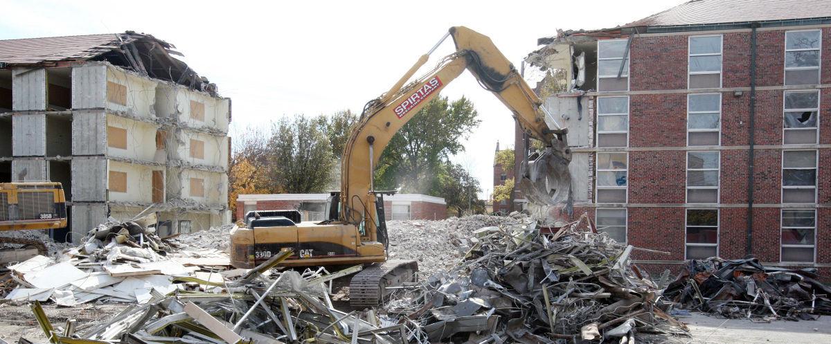Millikin Demolishing Halls Of Memories Education Herald Review Com