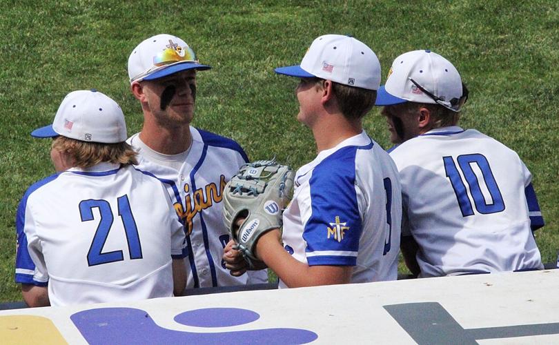 The Braves bring the MLB Championship Trophy to Forsyth