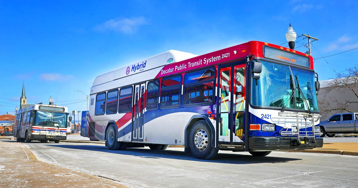 Decatur Transit House Decatur's fixed-route buses operating on snow routes