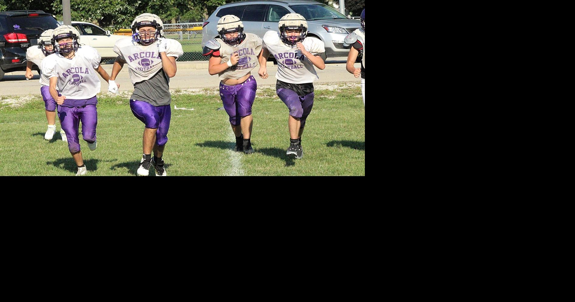 Photos Arcola football takes the field for second week of fall practices