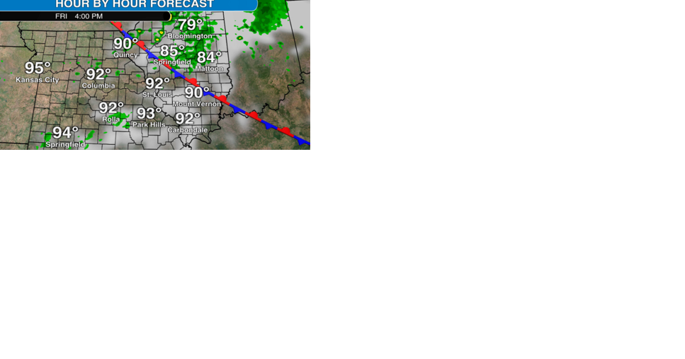 Watch now: Big temperature difference across Illinois Thursday and Friday as rain chances continue - Vimarsana News