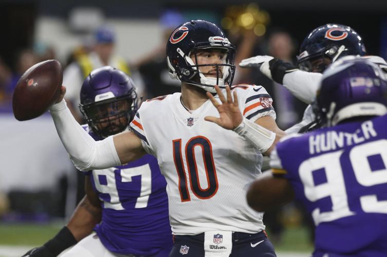 Bears lose Foles and game as Vikings triumph on Monday Night
