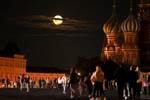APTOPIX Russia Supermoon