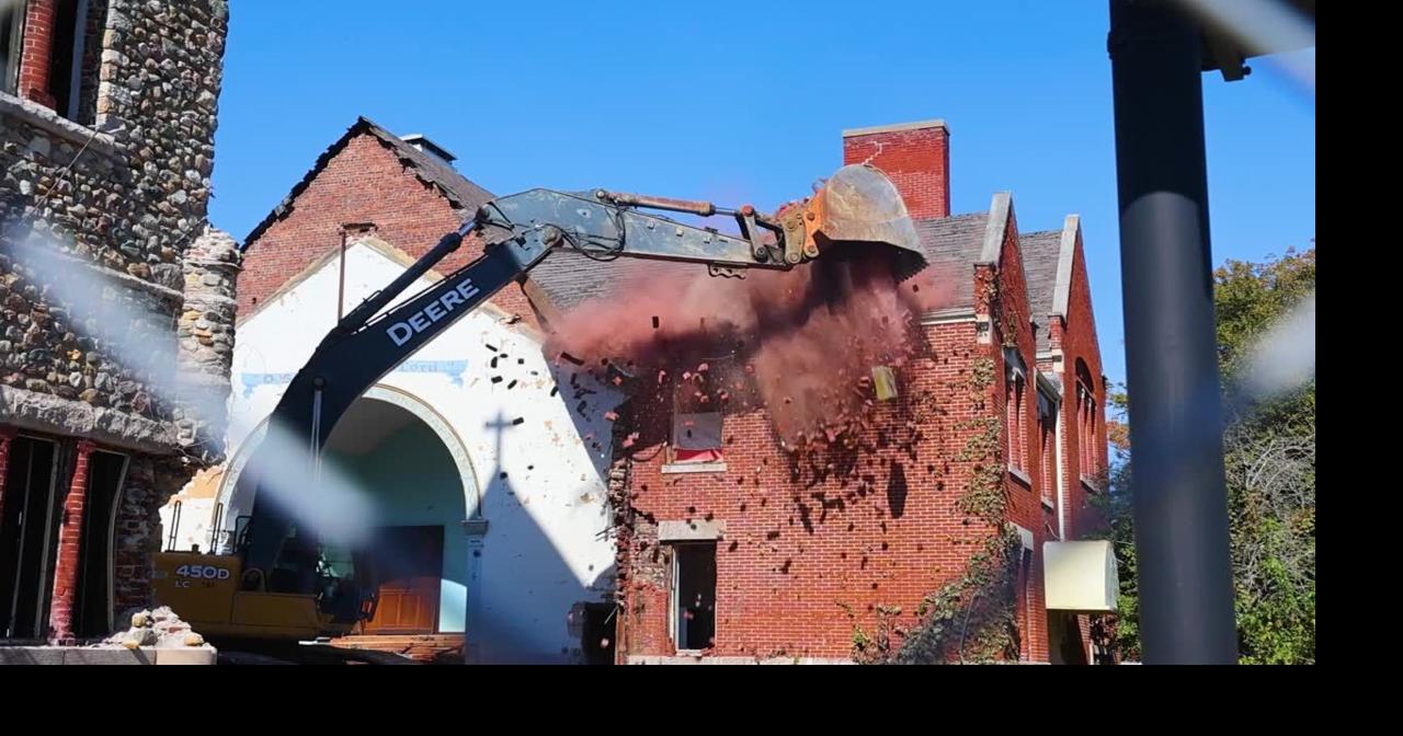 Decatur church demolished on Eldorado St.