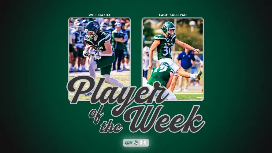 Nazha and Sullivan Reel in CCIW Honors