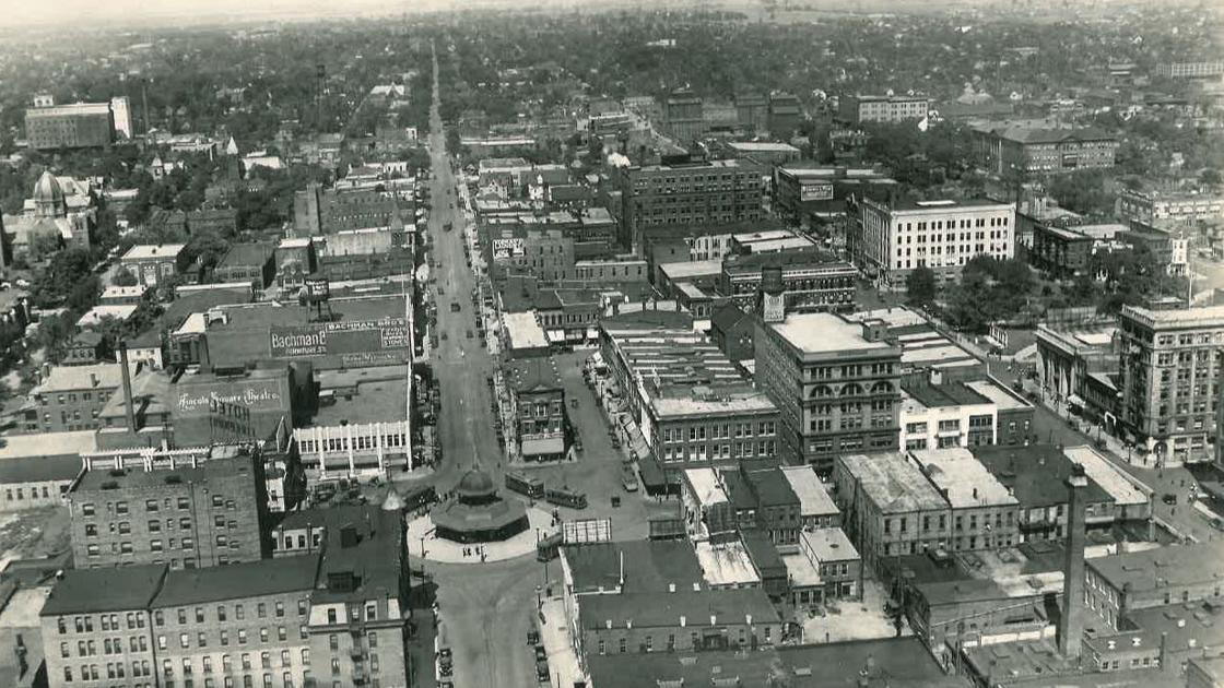 Can you see your house? Historic aerial photos from the Herald & Review Can you see your house? Historic aerial photos from the Herald & Review