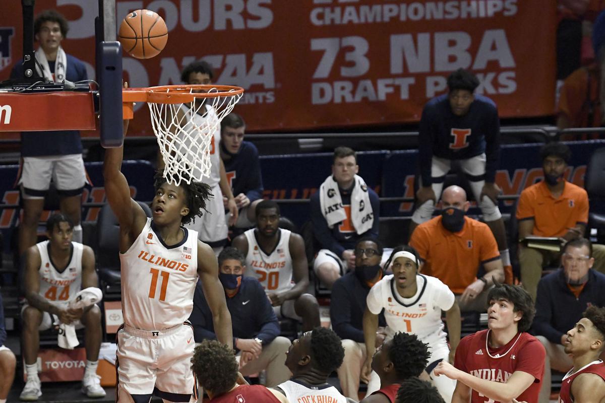 Ayo Dosunmu Scores 30 As No 18 Illinois Beats Indiana College Sports Herald Review Com