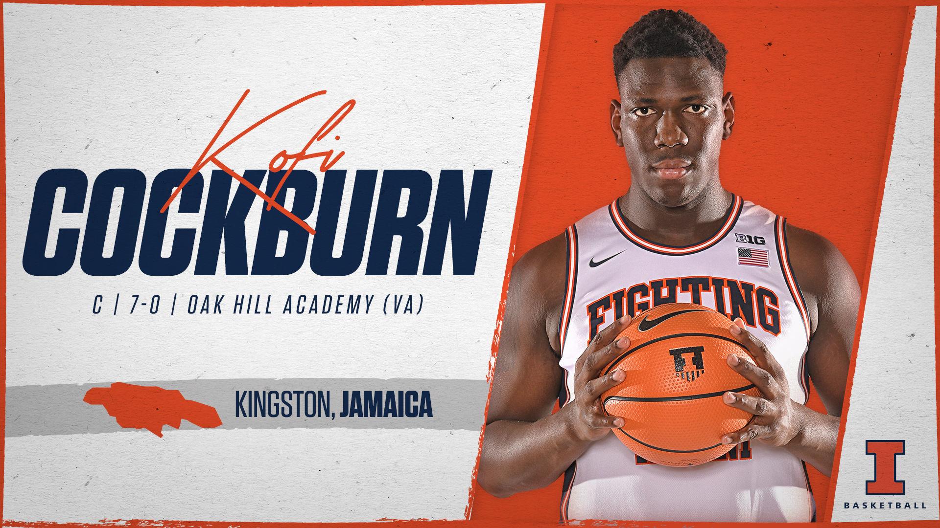 It S Official Kofi Cockburn Signs With Illinois Basketball