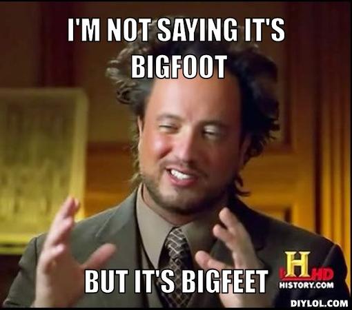 Image result for i'm not saying its bigfoot but its
