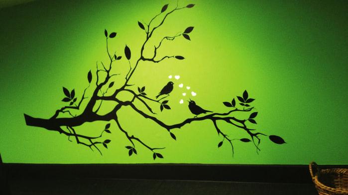 Vinyl decals can transform a wall cheaply and easily | Home & Garden