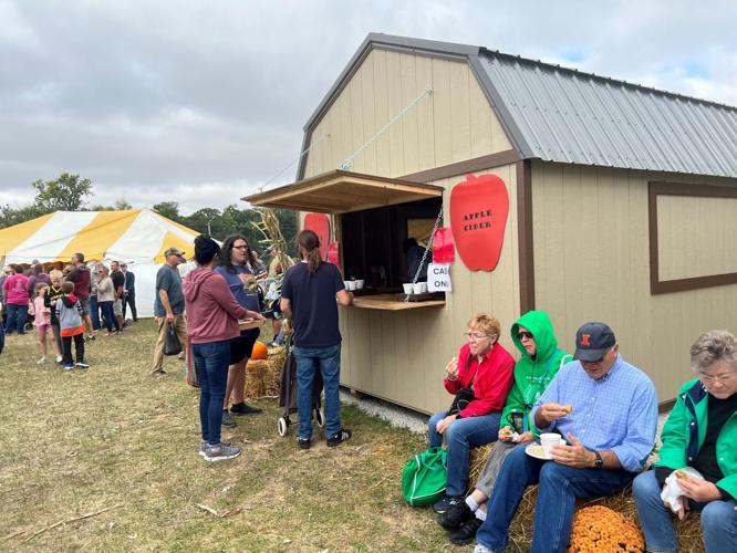 Ideal weather at Clinton's Apple 'n Pork Festival