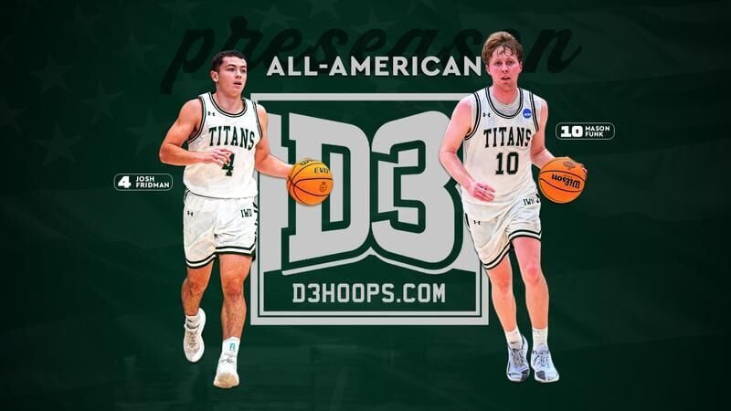 Funk and Fridman Tabbed D3hoops Preseason All-Americans