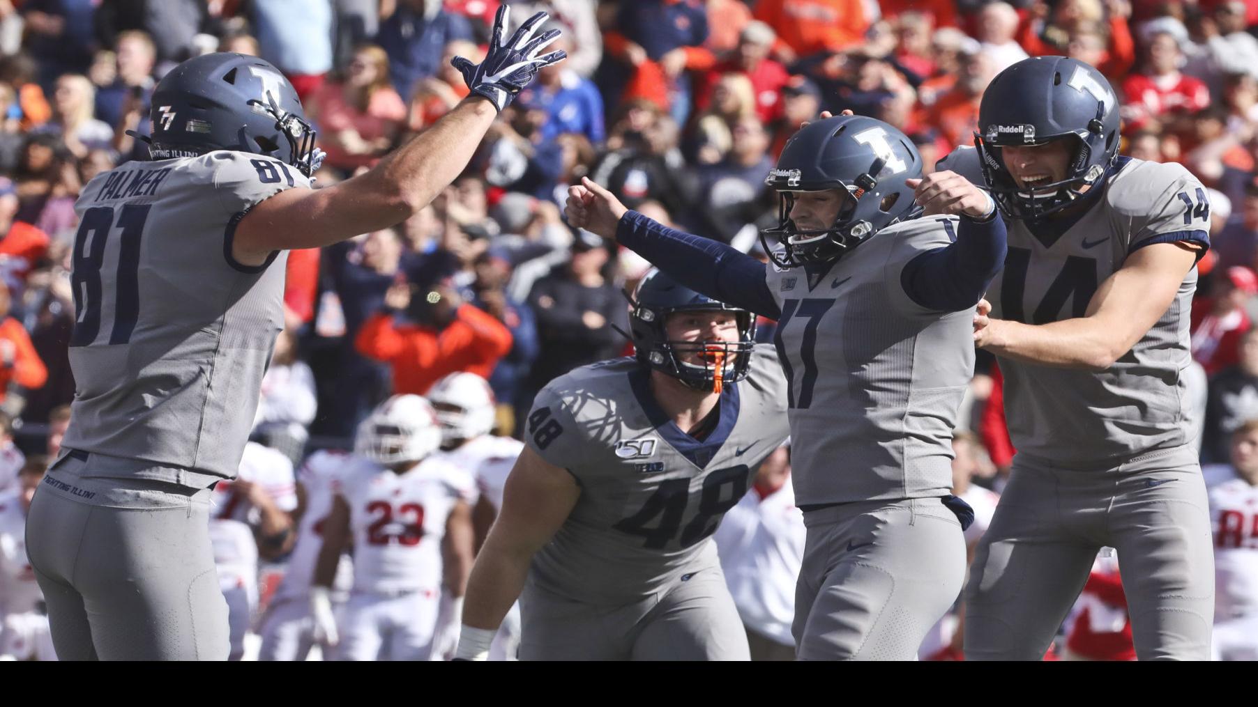 Watch Now With A Game Against Wisconsin Nearing Why Illinois Kicker James Mccourt Goes Back To The Kick College Sports Herald Review Com