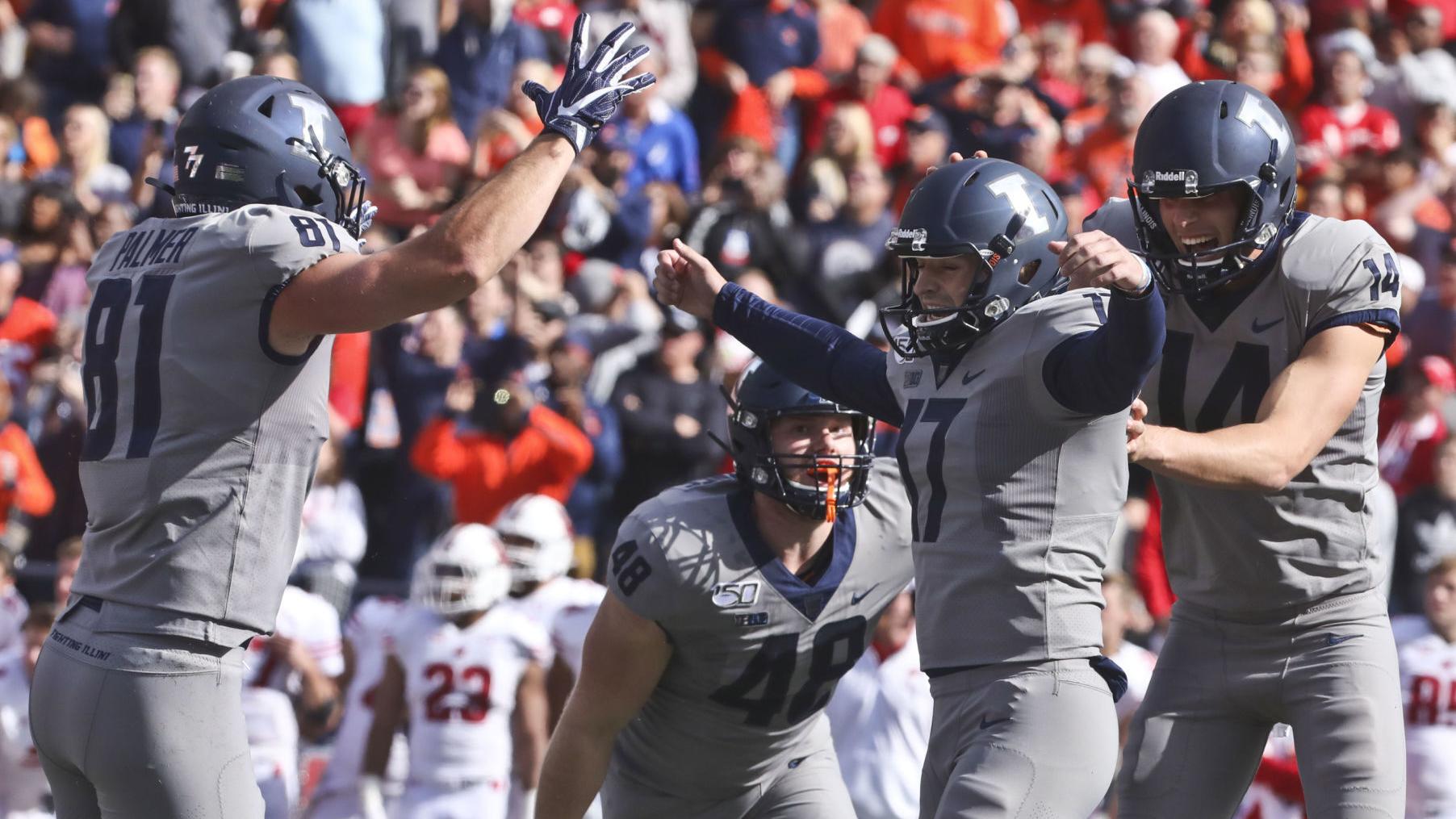 Watch Now With A Game Against Wisconsin Nearing Why Illinois Kicker James Mccourt Goes Back To The Kick College Sports Herald Review Com