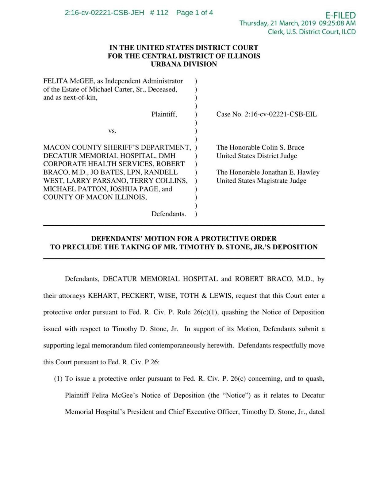 $9 million partial settlement in Macon County Jail inmate death case