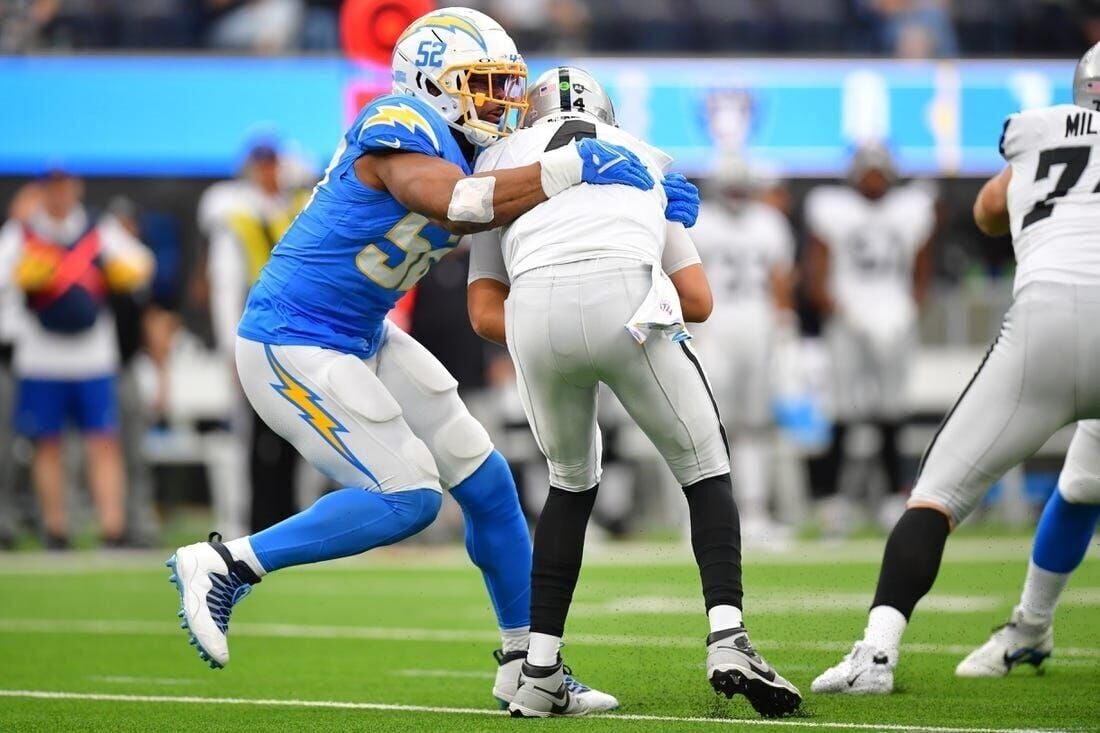 Khalil Mack Los Angeles Chargers ️ Jersey Powder Blue Men's