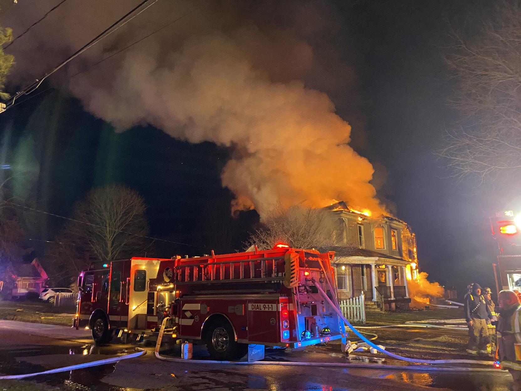 video cerro gordo house fire that took 5 hours to put out under investigation public safety herald review com