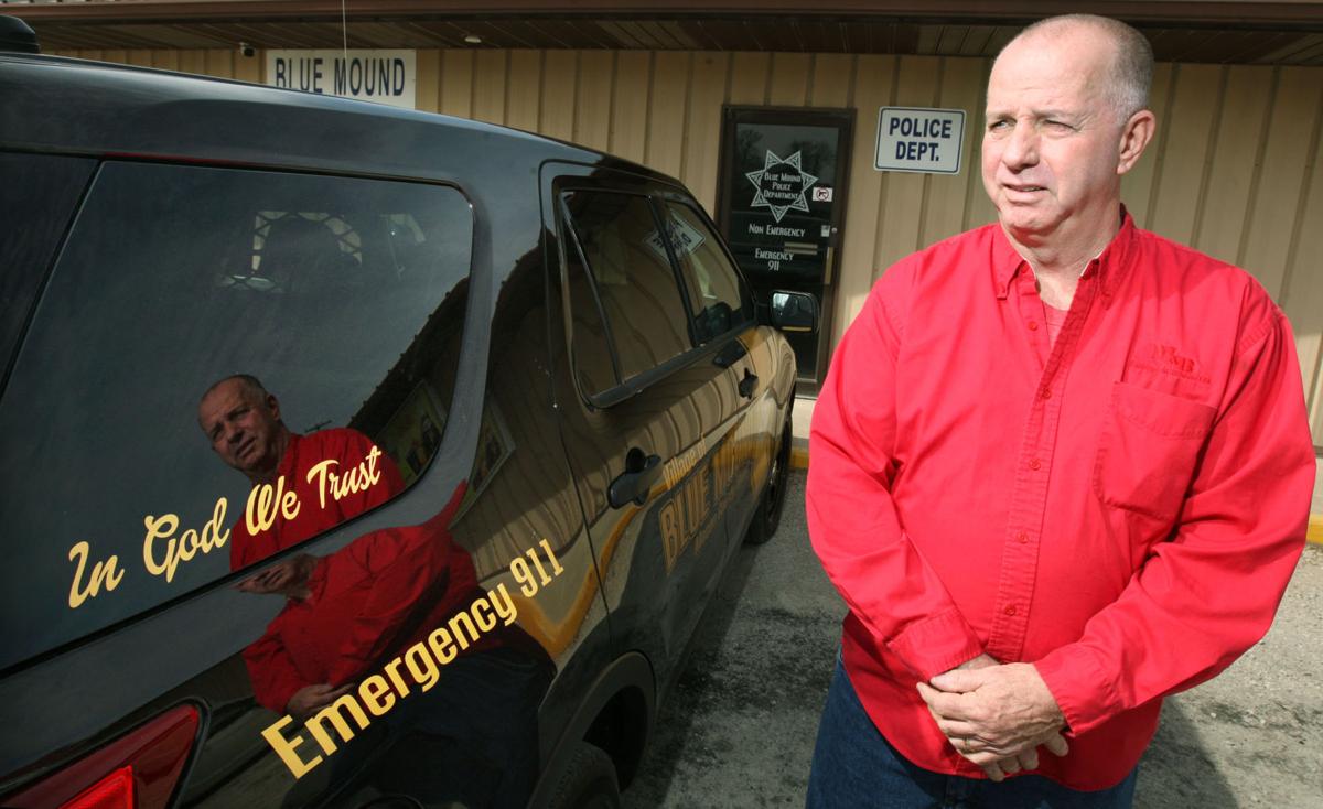 Blue Mound police cruiser puts U.S. motto on display Public Safety
