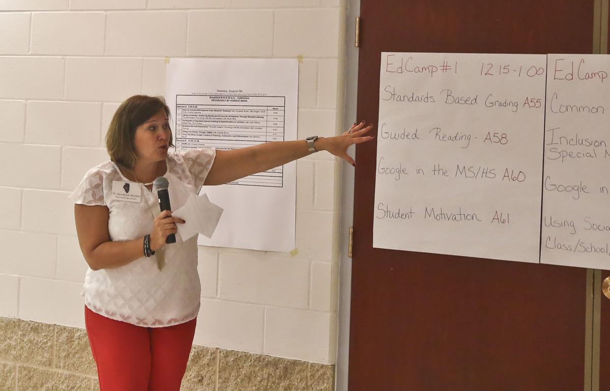 Teachers learn together at WarrensburgLatham conference Education