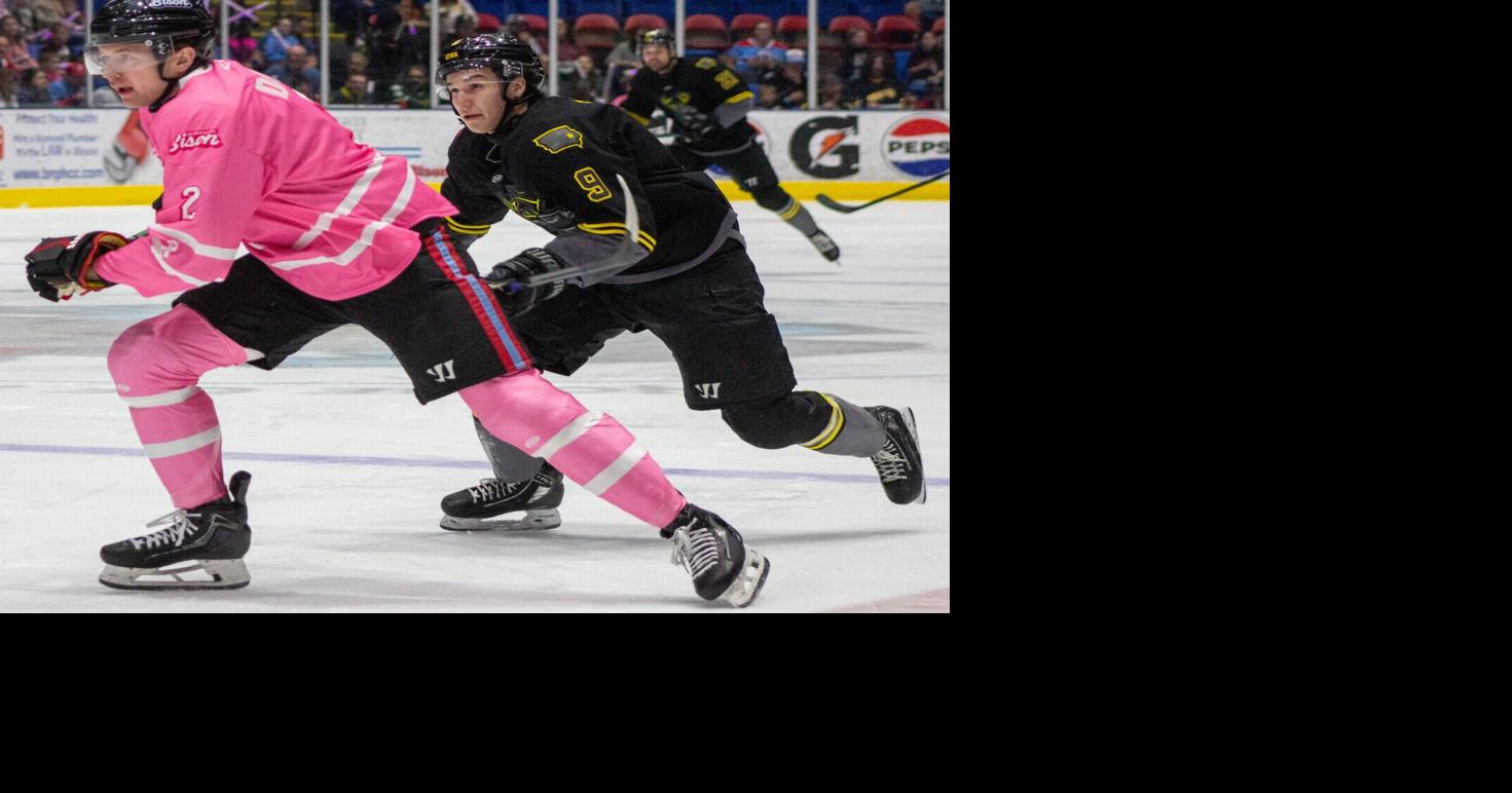 Photos: Bison brighten Grossinger Motors Arena with first Pink in the Rink