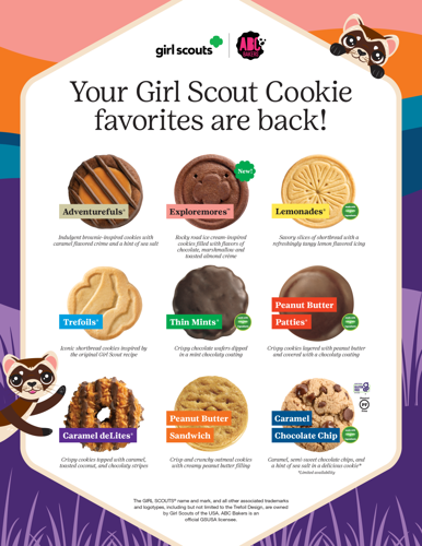 2026 Cookie LineUp