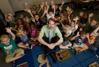 Zach Shields, executive director for the Decatur Public Schools Foundation