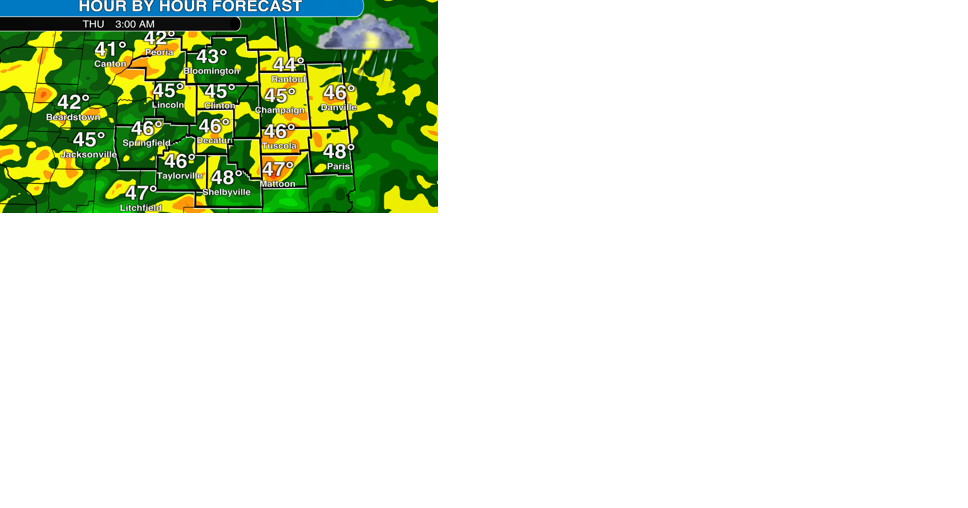 Wet Wednesday night, very windy Thursday ahead in central Illinois - Vimarsana News