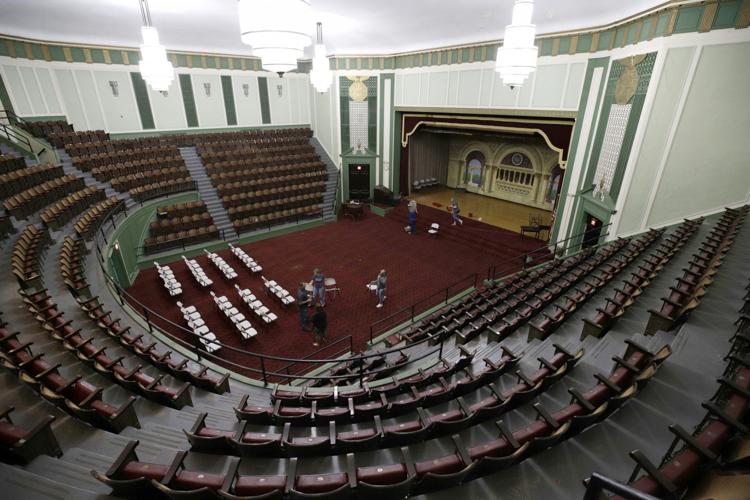 Masonic temple meeting area