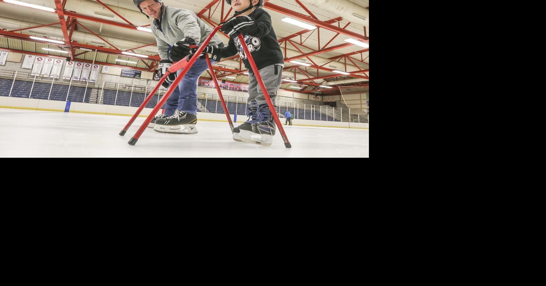 Kids try hockey for free at the Decatur Civic Center