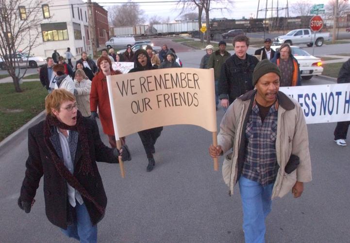 Marching to Central Park