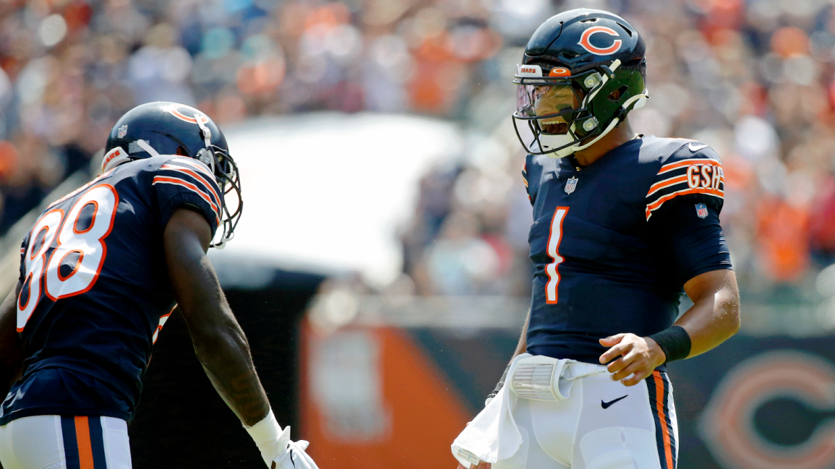 Chicago Bears defensive coordinator Alan Williams watches during the first  half of an NFL preseason football game against the Buffalo Bills, Saturday,  Aug. 26, 2023, in Chicago. (AP Photo/Nam Y. Huh Stock